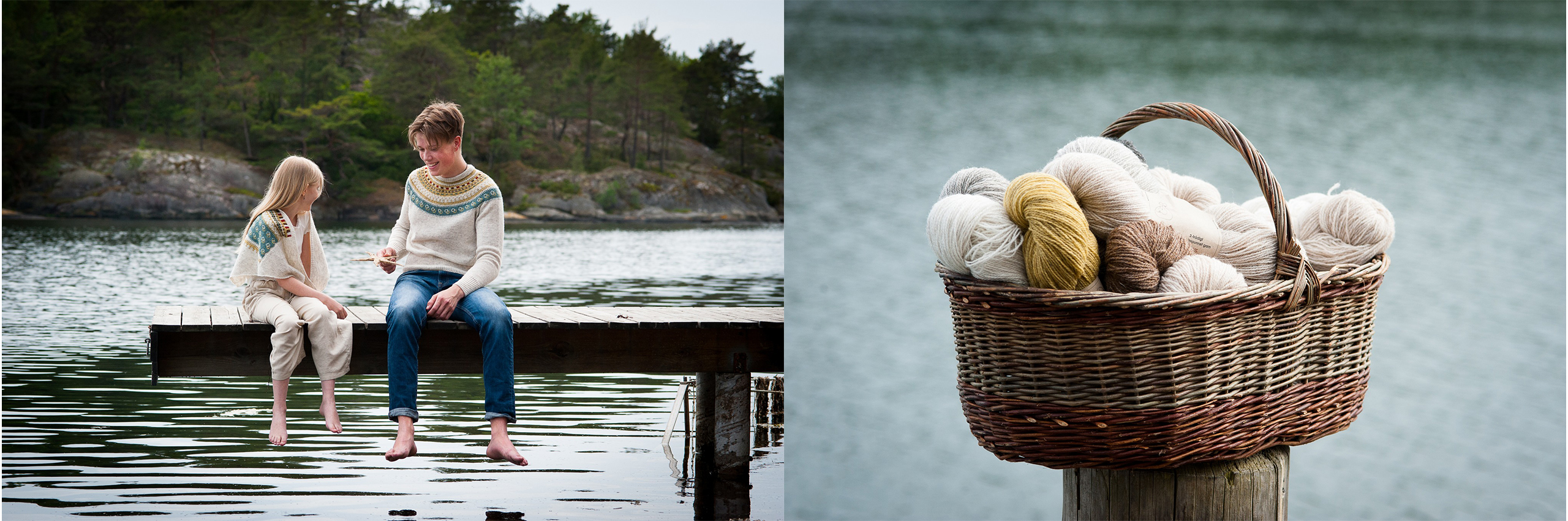 Garn och design för stickning