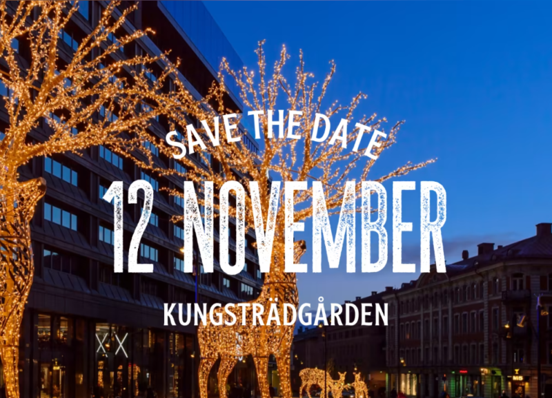 Save the date – 12 november invigs Stockholmsjul