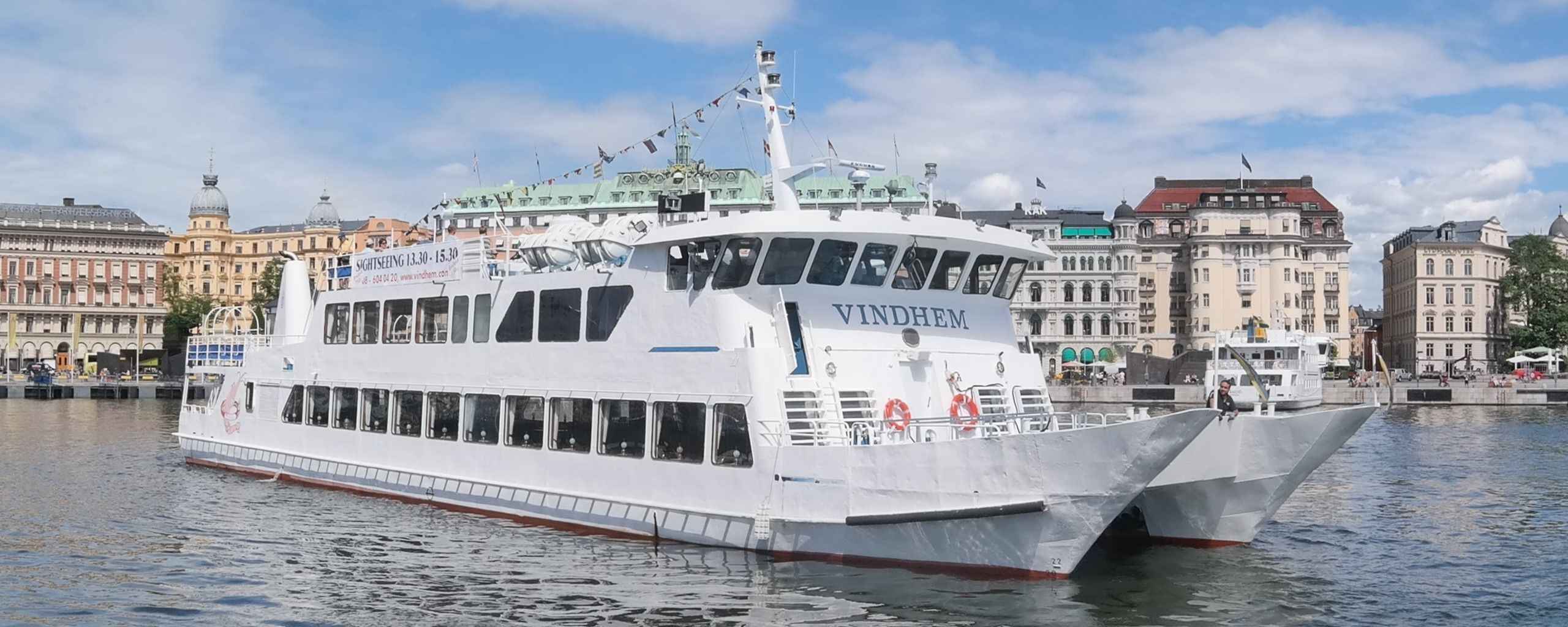 Skaldjurskryssning, charter och konferens med M/S Vindhem