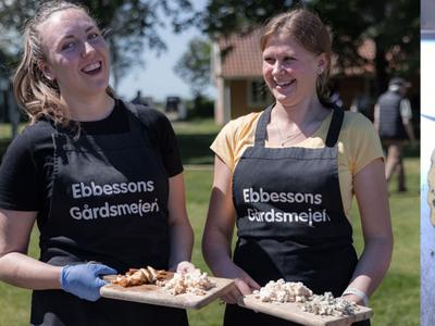Mathantverk på Ebbessons Gårdsmejeri på Bjärehalvön