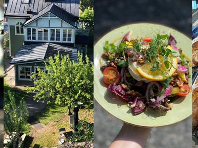 Café och glassbod i charmig sekelskiftesmiljö