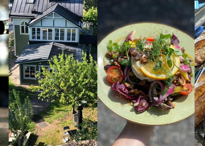 Café och glassbod i charmig sekelskiftesmiljö