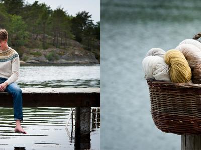 Garn och design för stickning