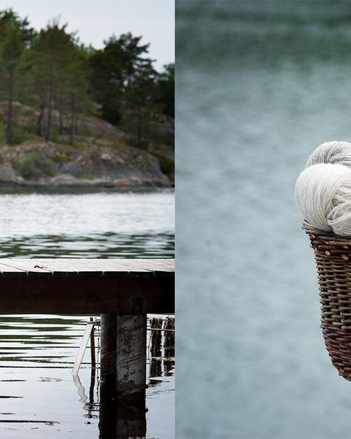 Garn och design för stickning
