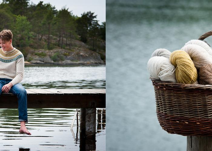 Garn och design för stickning
