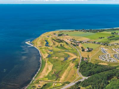 Golfbanan där du ser havet från samtliga hål