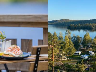 Prisbelönt camping med oslagbar sjöutsikt