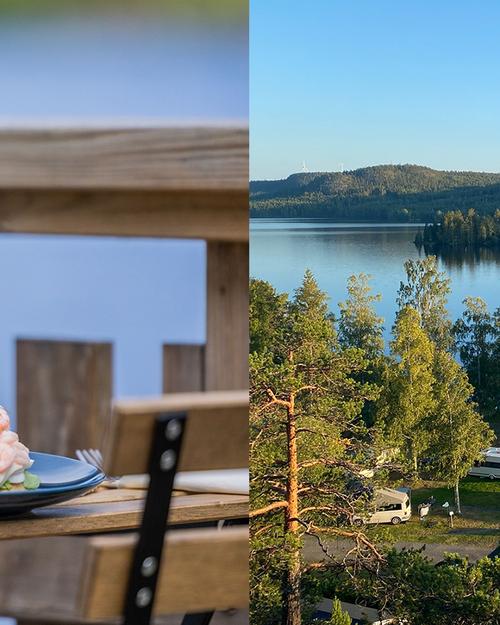 Prisbelönt camping med oslagbar sjöutsikt