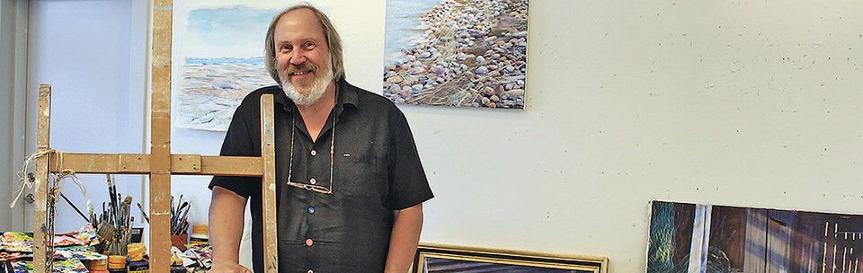 Konstnär Johan Thunberg fångar naturens ljus